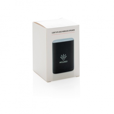 Logo trade promotional products image of: Light up logo wireless speaker