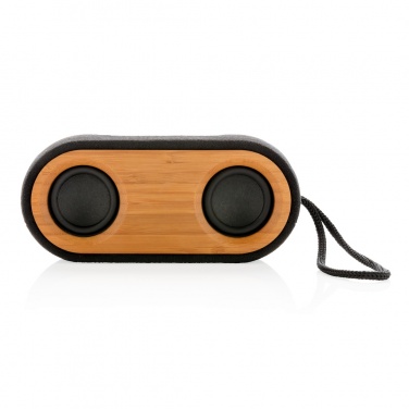 Logotrade promotional product image of: Bamboo X double speaker