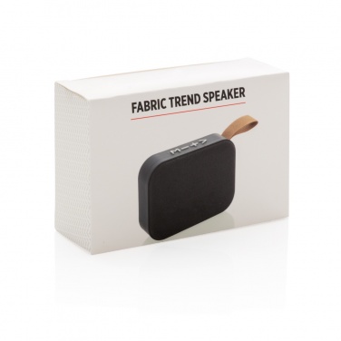Logo trade promotional giveaway photo of: Fabric trend speaker