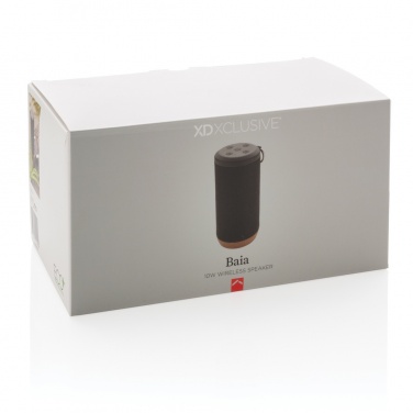 Logo trade promotional merchandise photo of: Baia 10W wireless speaker, cork