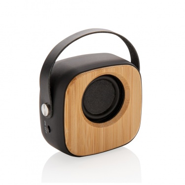 Logotrade promotional giveaway image of: Bamboo 3W Wireless Fashion Speaker