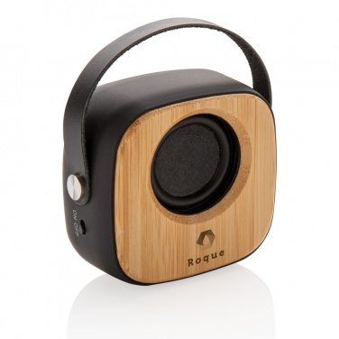 Logotrade promotional giveaway image of: Bamboo 3W Wireless Fashion Speaker