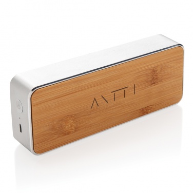Logotrade promotional gift picture of: Nevada Bamboo 3W wireless speaker