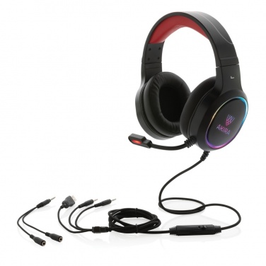 Logo trade promotional giveaway photo of: RGB gaming headset