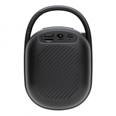 Logotrade promotional merchandise picture of: RCS recycled plastic Lightboom 5W Clip speaker