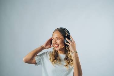 Logo trade corporate gifts image of: Urban Vitamin Cupertino RCS rplastic ANC headphone