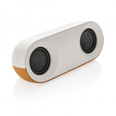 Logotrade promotional gift picture of: Oregon RCS recycled plastic and cork 10W speaker