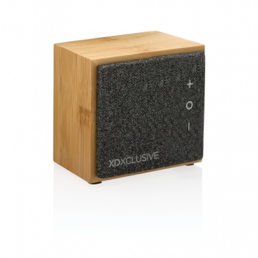 Logotrade promotional merchandise image of: Wynn 5W bamboo wireless speaker