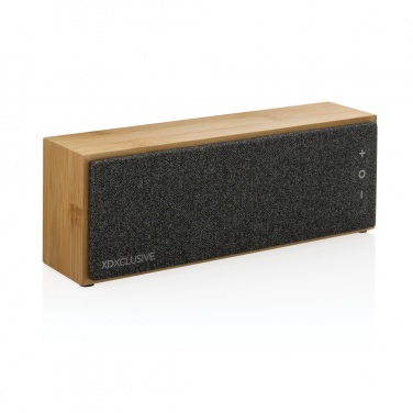 Logo trade business gift photo of: Wynn 10W bamboo wireless speaker
