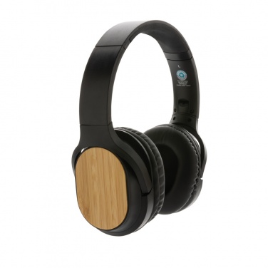 Logotrade promotional giveaways photo of: RCS and bamboo Elite Foldable wireless headphone