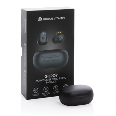Logo trade promotional products picture of: Urban Vitamin Gilroy hybrid ANC and ENC earbuds
