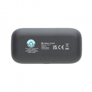 Logotrade promotional item picture of: Urban Vitamin Pacifica RCS rplastic earbuds