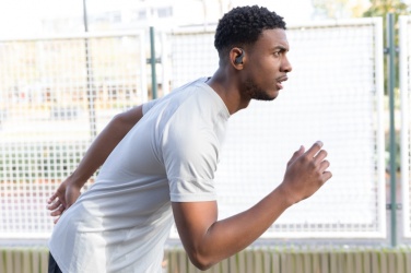 Logo trade corporate gifts image of: Urban Vitamin Pacifica RCS rplastic earbuds