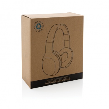 Logo trade promotional giveaway photo of: RCS recycled plastic JAM wireless headphone