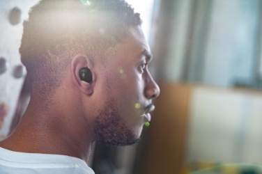 Logotrade promotional merchandise picture of: Urban Vitamin Palm Springs RCS rplastic ENC earbuds