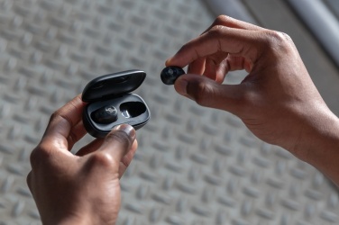 Logo trade corporate gifts picture of: Urban Vitamin Palm Springs RCS rplastic ENC earbuds