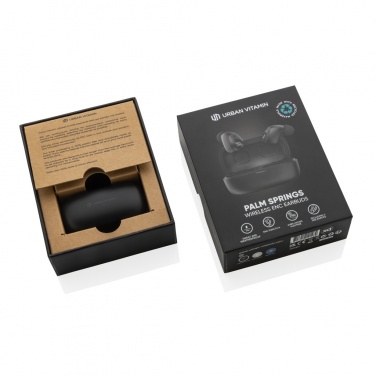 Logotrade promotional merchandise picture of: Urban Vitamin Palm Springs RCS rplastic ENC earbuds