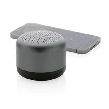 Logo trade promotional giveaway photo of: Terra RCS recycled aluminium 5W wireless speaker