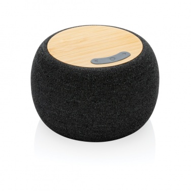 Logo trade advertising products picture of: RCS Rplastic/PET and bamboo 5W speaker