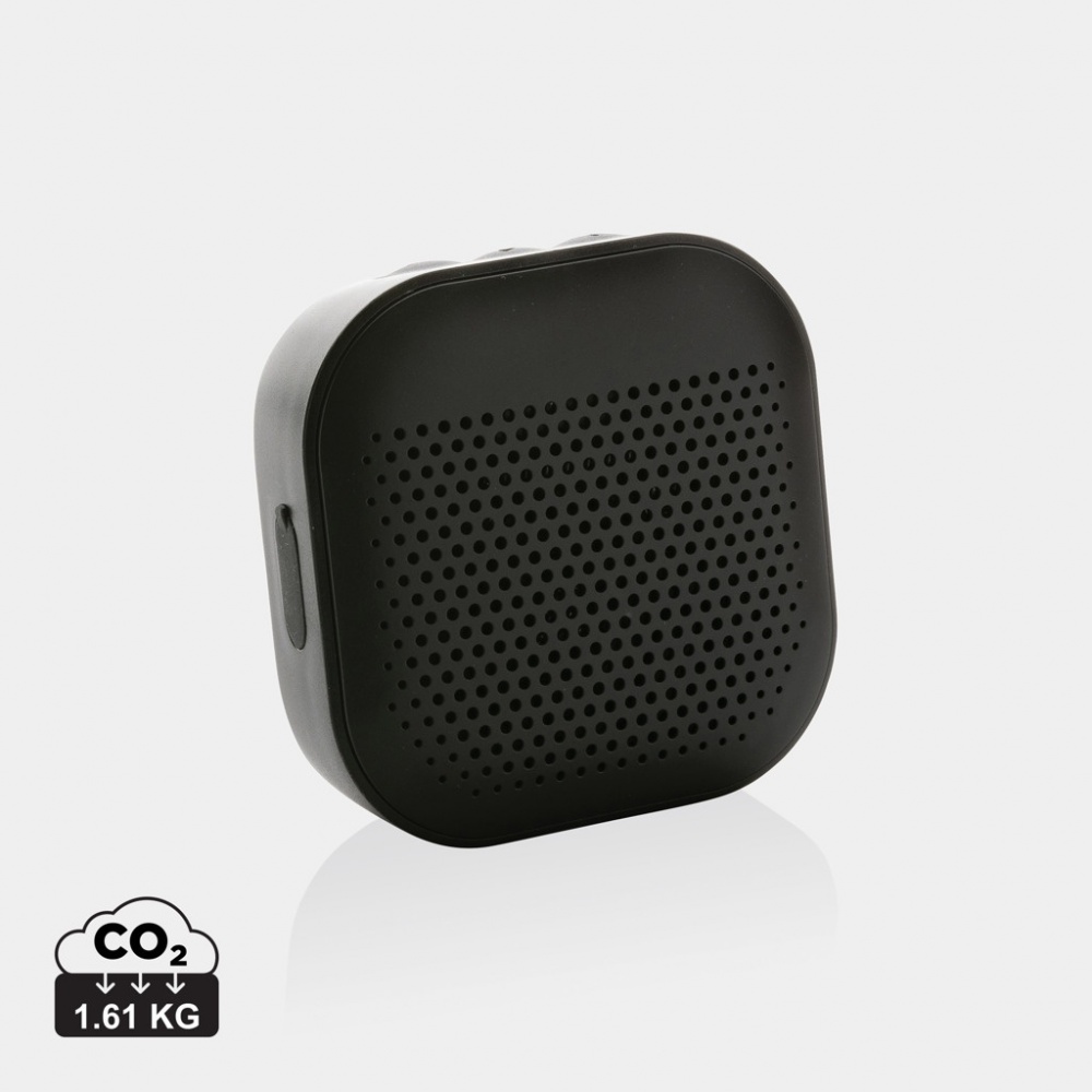 Logo trade promotional merchandise picture of: RCS recycled plastic Soundbox 3W speaker