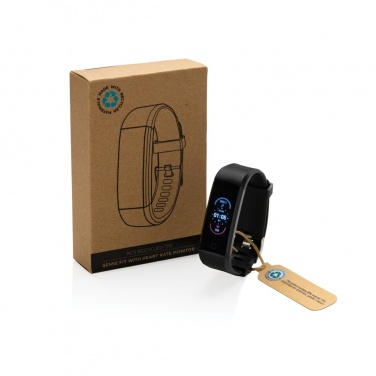 Logo trade promotional item photo of: RCS recycled TPU Sense Fit with heart rate monitor