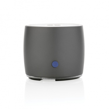 Logo trade promotional products picture of: Swiss Peak RCS recycled aluminum 3W bass speaker