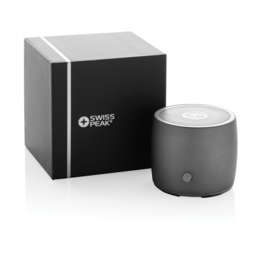 Logotrade corporate gifts photo of: Swiss Peak RCS recycled aluminum 3W bass speaker