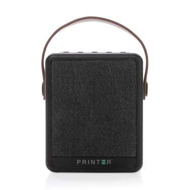 Logotrade promotional item image of: Skywave RCS recycled plastic solar speaker 12W