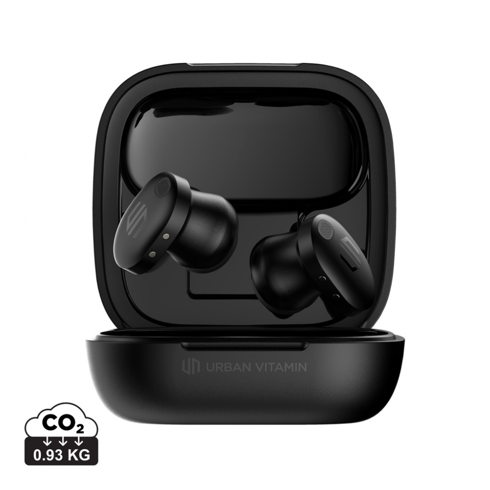 Logo trade corporate gifts picture of: Lakewood RCS recycled and repairable wireless earbuds