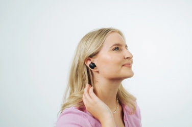 Logo trade promotional merchandise picture of: Lakewood RCS recycled and repairable wireless earbuds