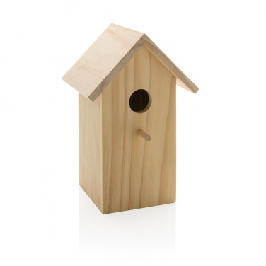 Logotrade promotional product picture of: Wooden birdhouse