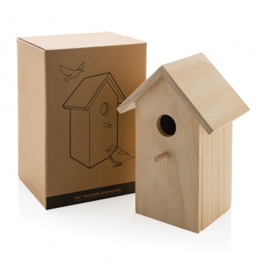 Logotrade corporate gift picture of: Wooden birdhouse