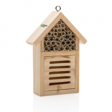 Logo trade promotional giveaway photo of: Small insect hotel