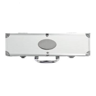 Logo trade promotional giveaways picture of: 3 pcs barbecue set in aluminium box