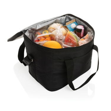 Logo trade promotional items image of: Pedro AWARE™ RPET deluxe cooler bag with 5W solar panel