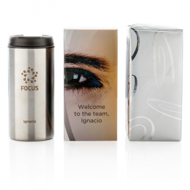 Logo trade promotional giveaways image of: Metro tumbler