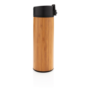 Logotrade corporate gift picture of: Bogota vacuum bamboo coffee mug