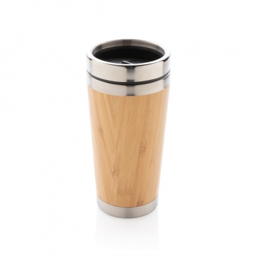 Logo trade promotional giveaways image of: Bamboo tumbler
