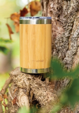 Logotrade promotional items photo of: Bamboo coffee to go tumbler