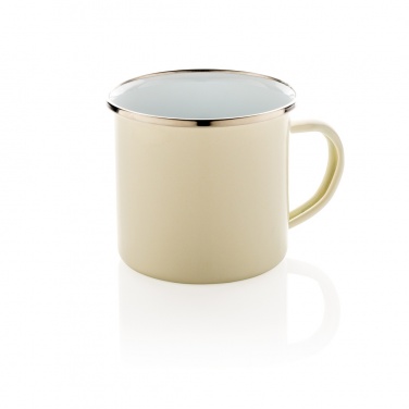 Logo trade promotional products image of: Vintage enamel mug
