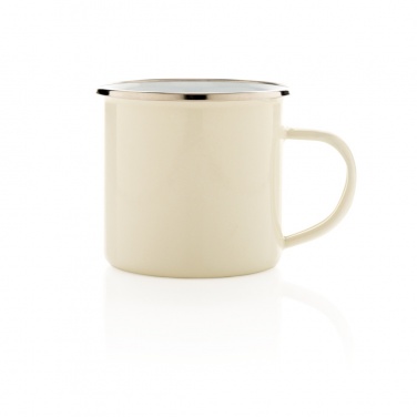 Logo trade promotional products image of: Vintage enamel mug