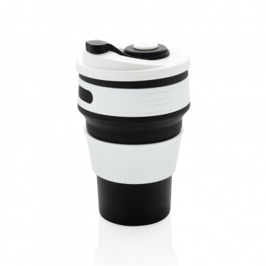 Logo trade promotional gifts picture of: Foldable silicone cup