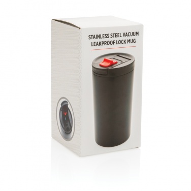 Logo trade corporate gifts picture of: Double wall vacuum leakproof lock mug 300ml