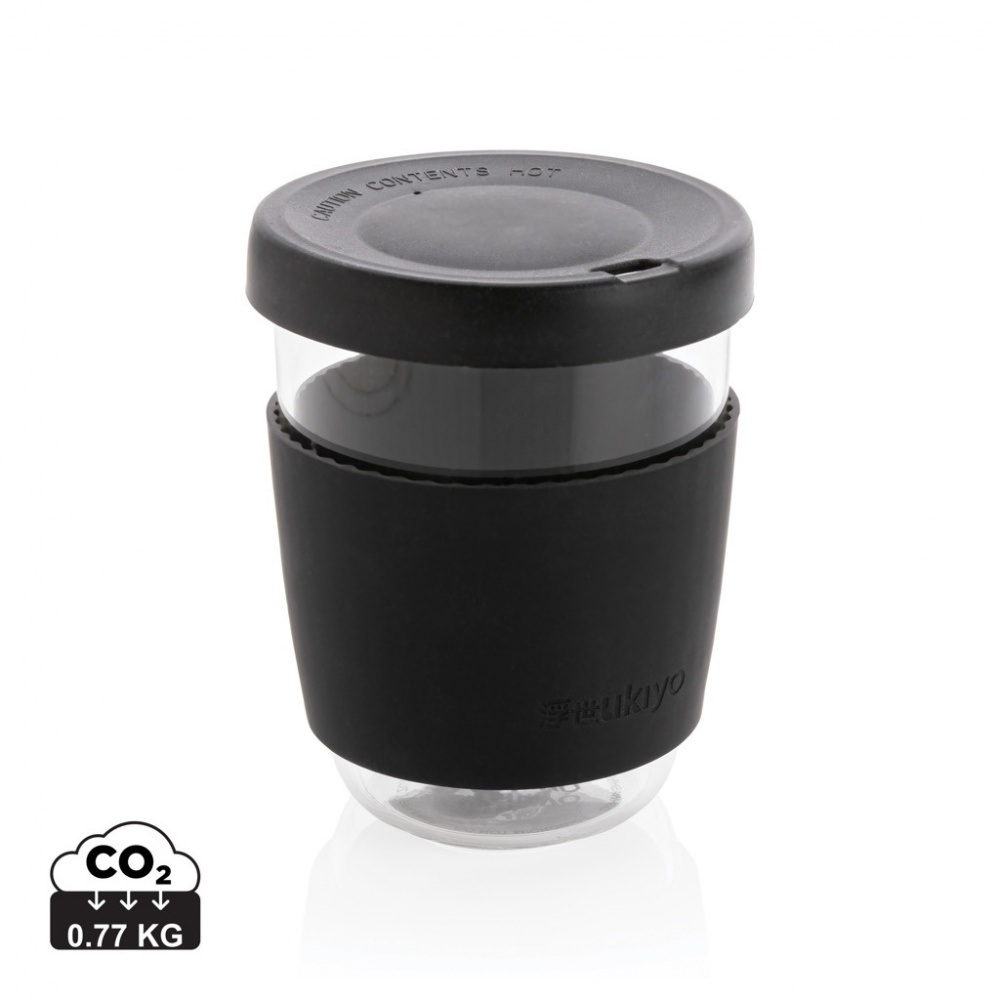 Logotrade promotional merchandise image of: Ukiyo borosilicate glass with silicone lid and sleeve
