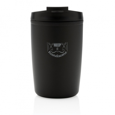 Logo trade promotional merchandise picture of: GRS Recycled PP tumbler with flip lid