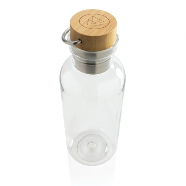 Logo trade promotional gift photo of: RCS RPET bottle with bamboo lid and handle