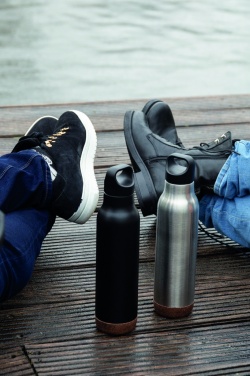 Logo trade advertising products image of: Cork leakproof vacuum flask