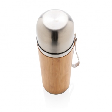 Logotrade promotional gifts photo of: Bamboo vacuum travel flask