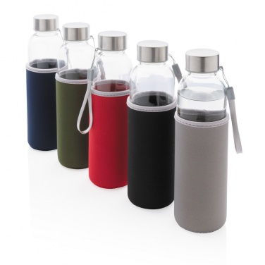 Logo trade promotional gifts picture of: Glass bottle with neoprene sleeve