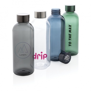 Logo trade promotional giveaways image of: Leakproof water bottle with metallic lid